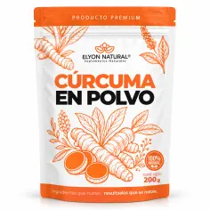Sobre de Cúrcuma en Polvo x200g – Apoyo Natural para Salud y Bienestar, imagen 1