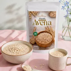 Sobre de Hojuelas de Avena x200g – Fibra y Energía Natural para Desayunos Saludables, imagen 2