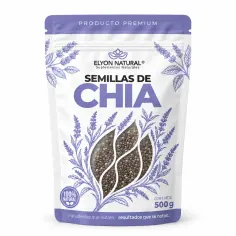 Sobre de Semillas de Chía x500g – Omega 3, Fibra y Antioxidantes Naturales, imagen 1