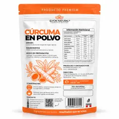 Sobre de Cúrcuma en Polvo x200g – Apoyo Natural para Salud y Bienestar, imagen 2