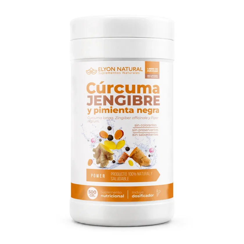 Cúrcuma + Jengibre + Pimienta Negra