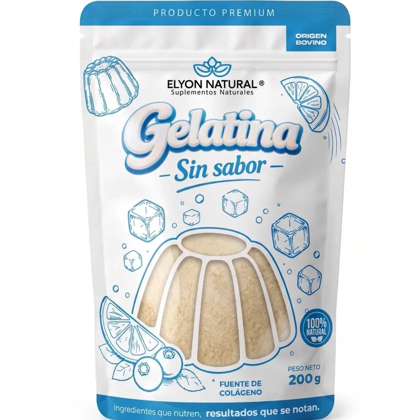 Gelatina Sin Sabor