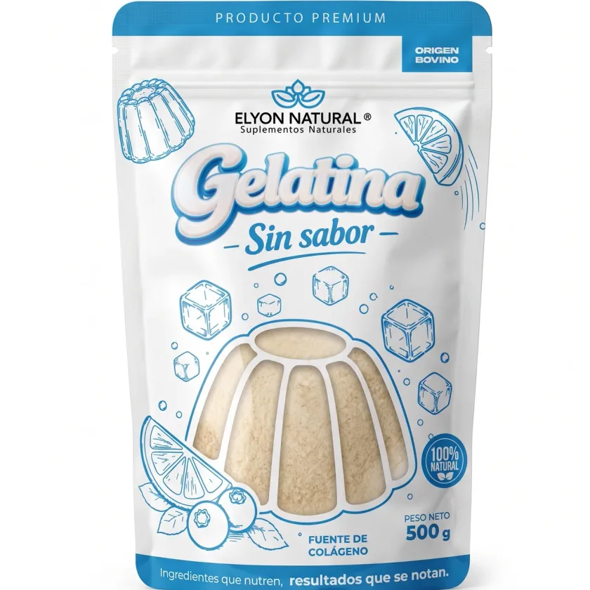 Gelatina Sin Sabor