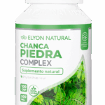 Frasco de Chanca Piedra Complex Elyon Natural con 100 cápsulas, fórmula natural para eliminar cálculos renales y depurar los riñones.