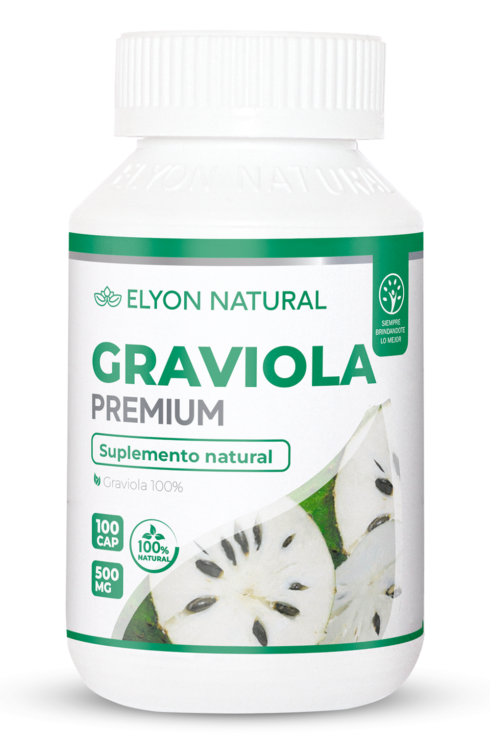 graviola-premium Graviola Premium x 100 Cápsulas: Soporte Celular y Potencia Antioxidante - Imagen 1