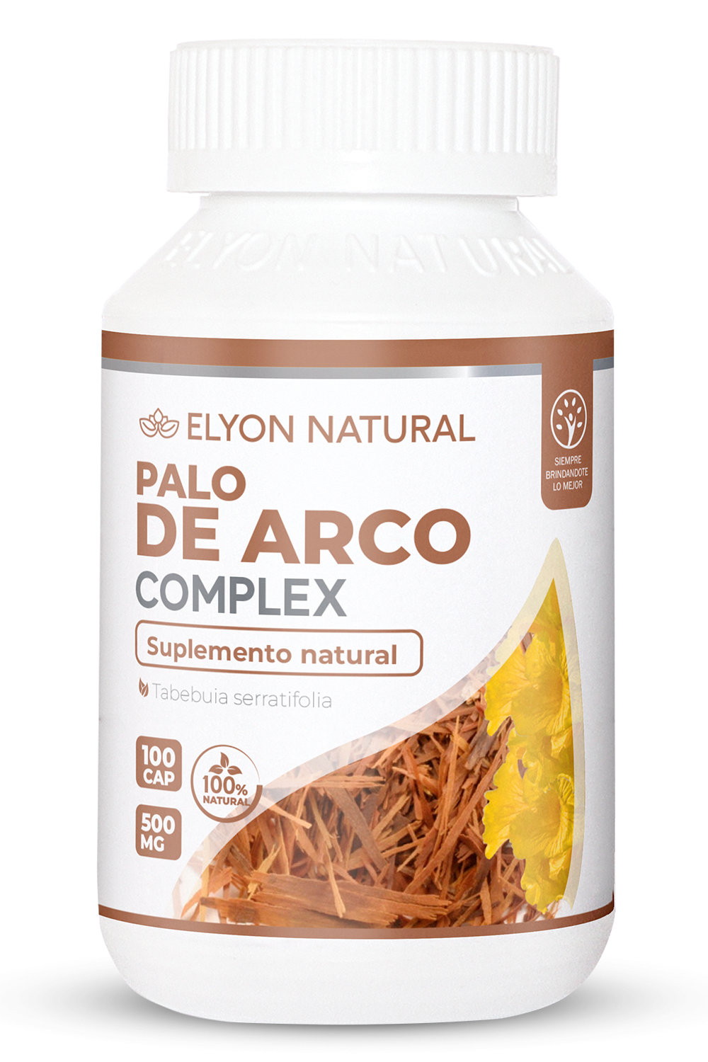 palo de arco Palo de Arco Complex x 100 Cápsulas (Pau D'Arco) | Candidiasis, Inmunidad y Antifúngico - Imagen 1