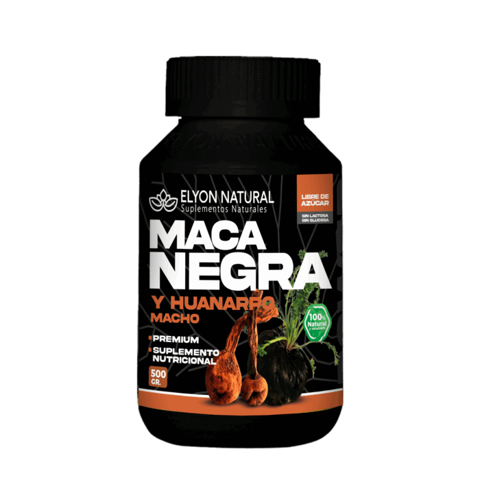 Maca Negra + Huanarpo macho Premium x 100 cápsulas - Imagen 1