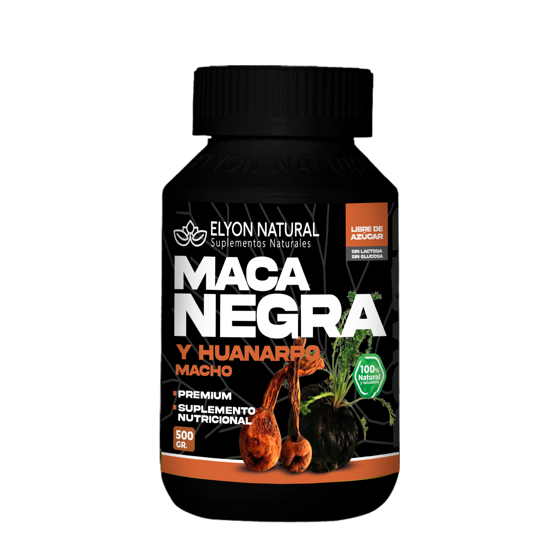 maca negra Maca Negra + Huanarpo macho Premium x 100 cápsulas - Imagen 1