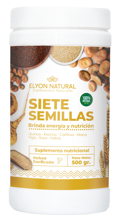 harina 7 semillas 500g desayuno andino energetico antianemia con maca