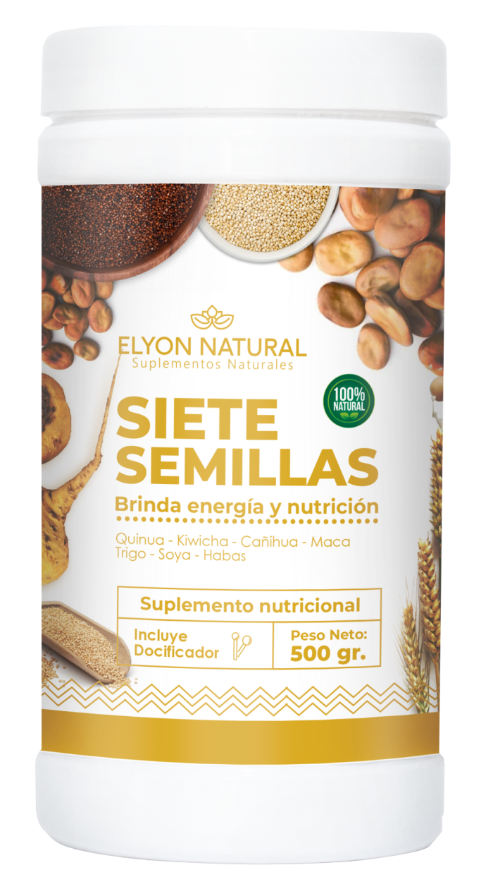 harina 7 semillas 500g desayuno andino energetico antianemia con maca