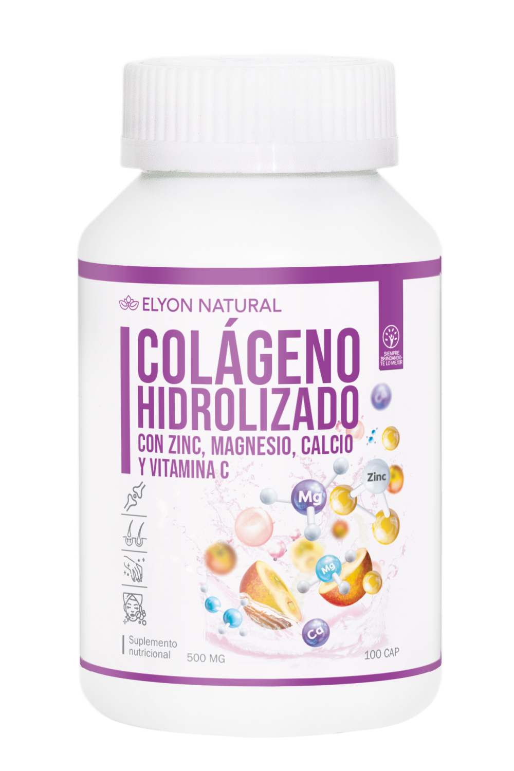 Colágeno con zinc y vitamina C Perú Suplemento para piel y articulaciones