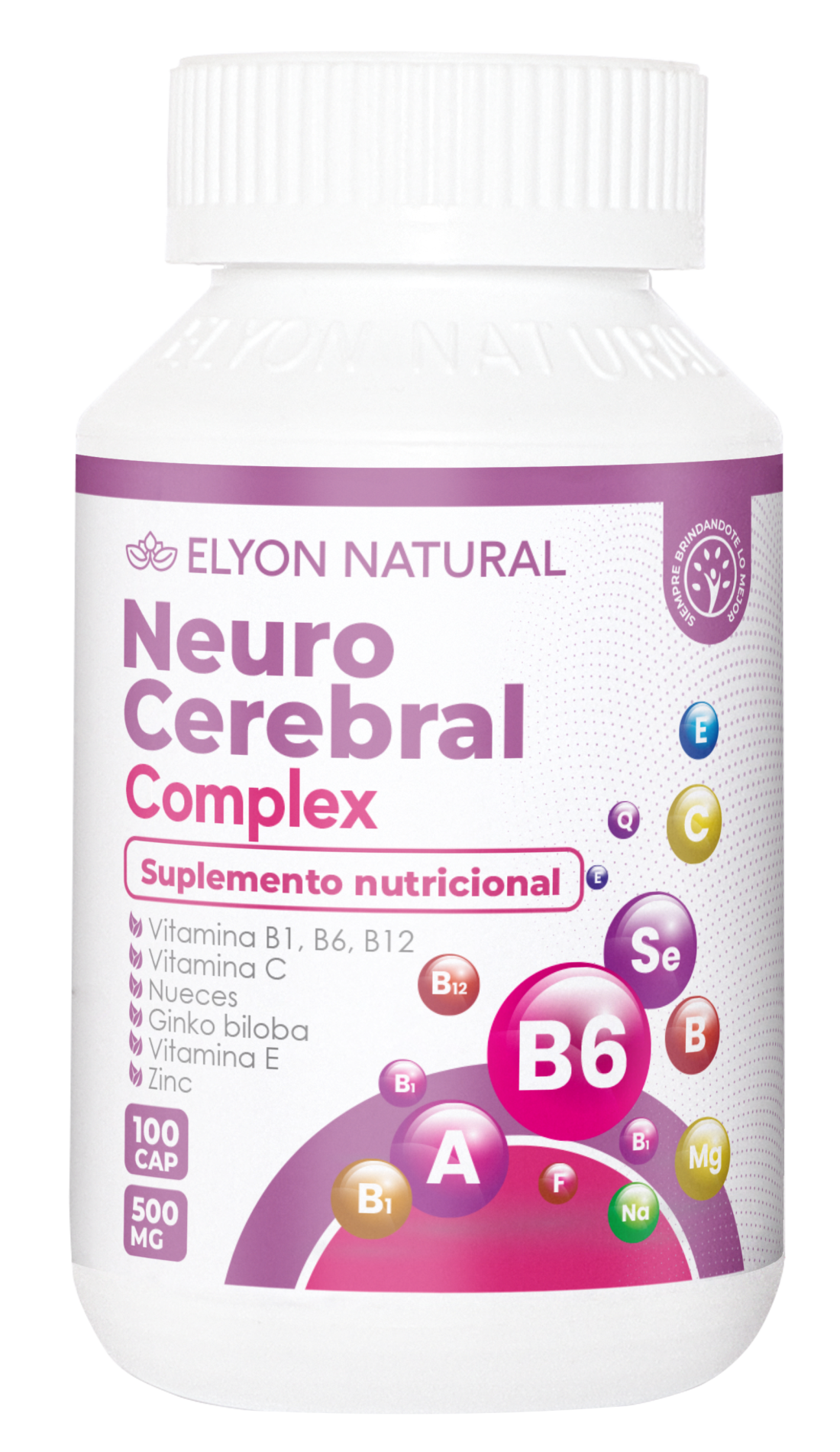 NEURO CEREBRAL -CAP MOCKUP Neuro Cerebral - complex x 100 cápsulas - Imagen 1