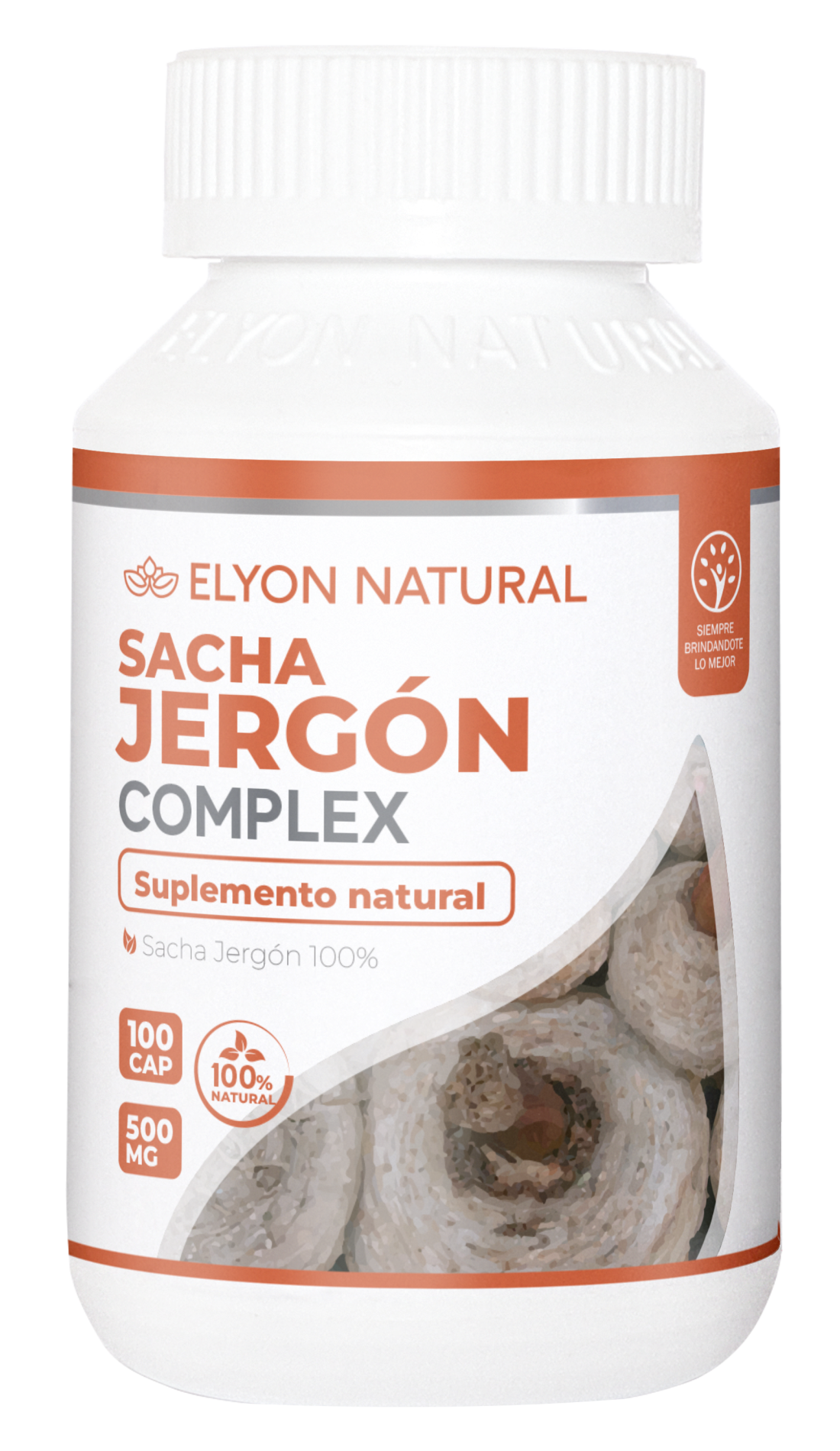 SACHA JERGÓN -CAP MOCKUP Sacha Jergón Complex x 100 cápsulas - Imagen 1
