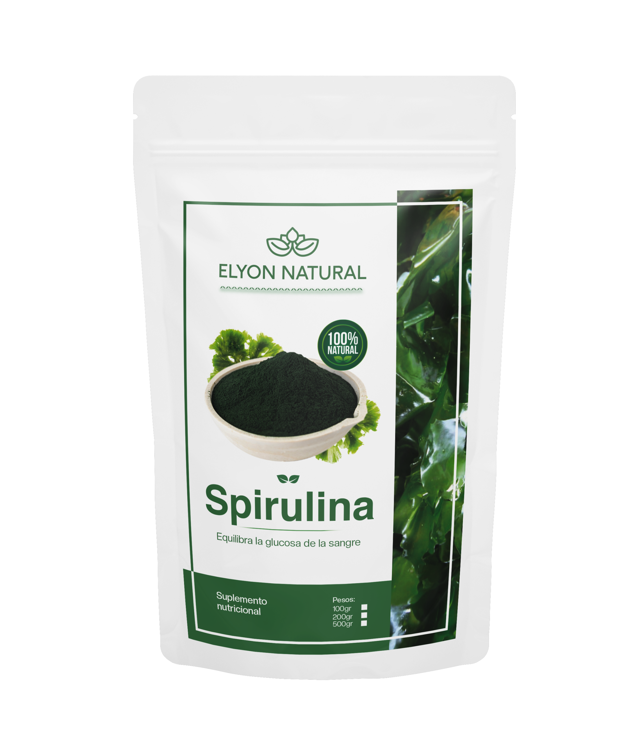SPIRULINA- SOBRE Spirulima en sobre de 200g - Imagen 1