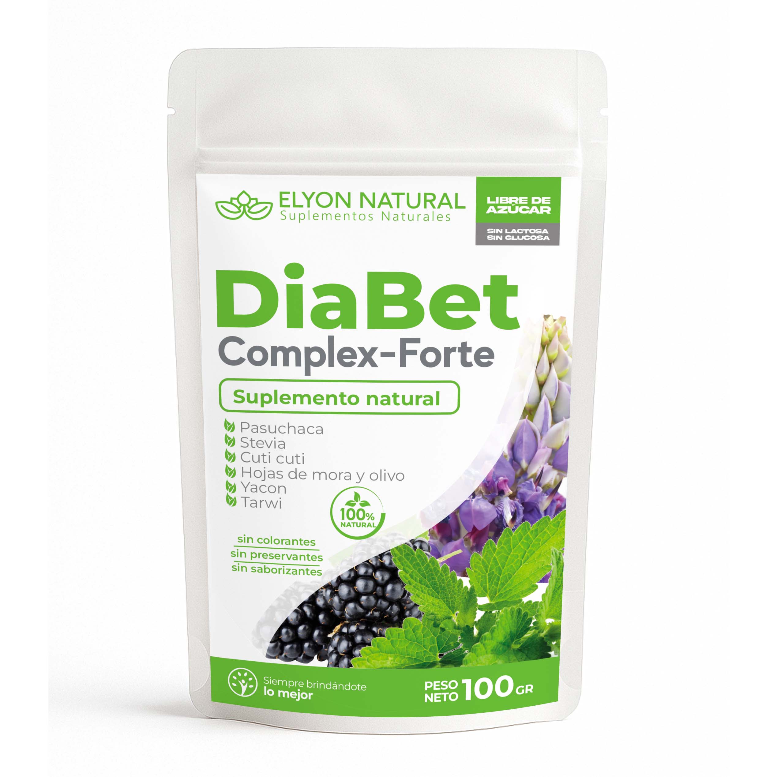 Sobre de Diabet Complex Forte x100g – Apoyo Natural para Control de Azúcar y Diabetes Sobre DiaBet complex forte 100g - Imagen 1