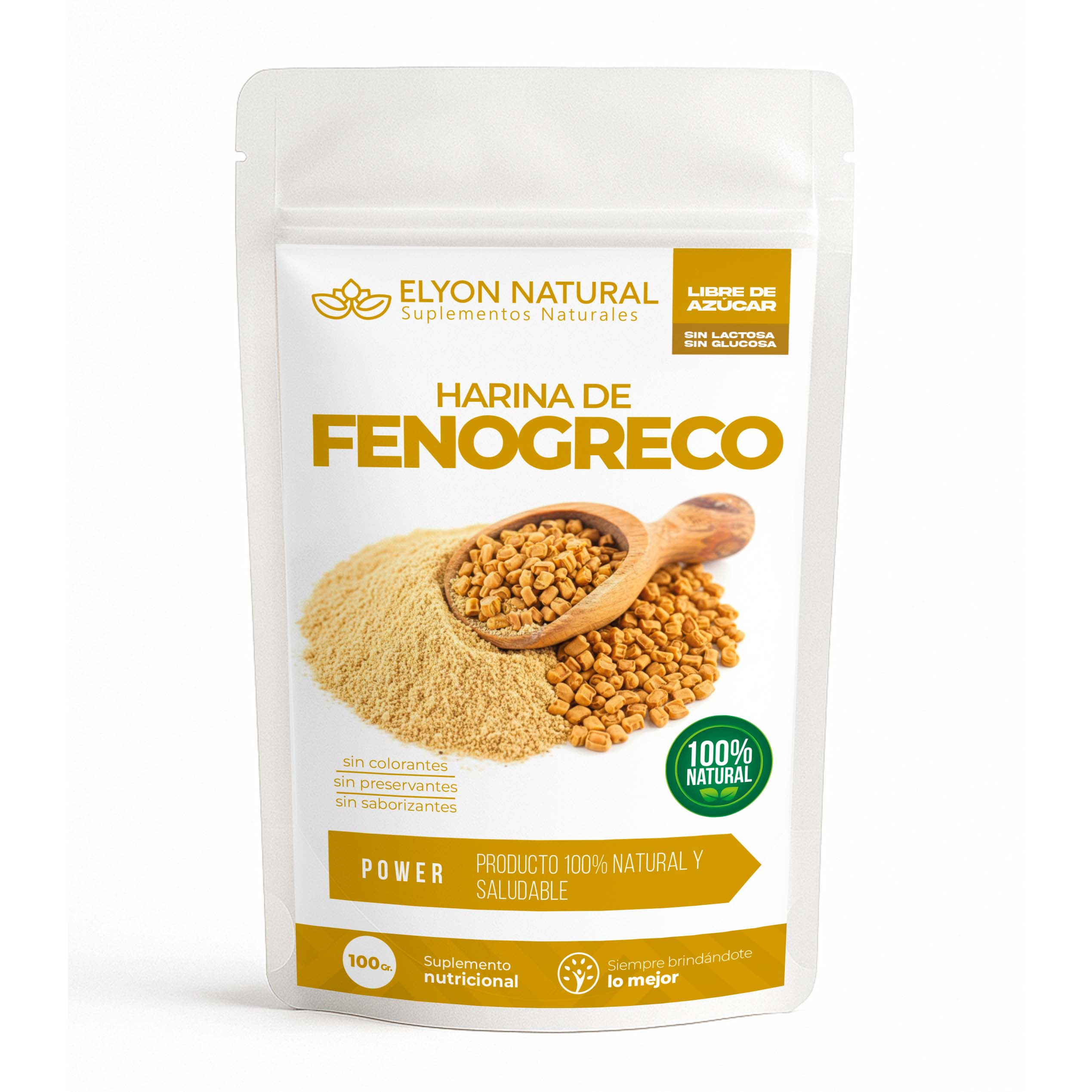 Sobre de Harina de Fenogreco x100g – Suplemento Natural y Rico en Fibra para Salud Digestiva Sobre de Harina de Fenogreco x100g – Suplemento Natural y Rico en Fibra para Salud Digestiva - Imagen 1