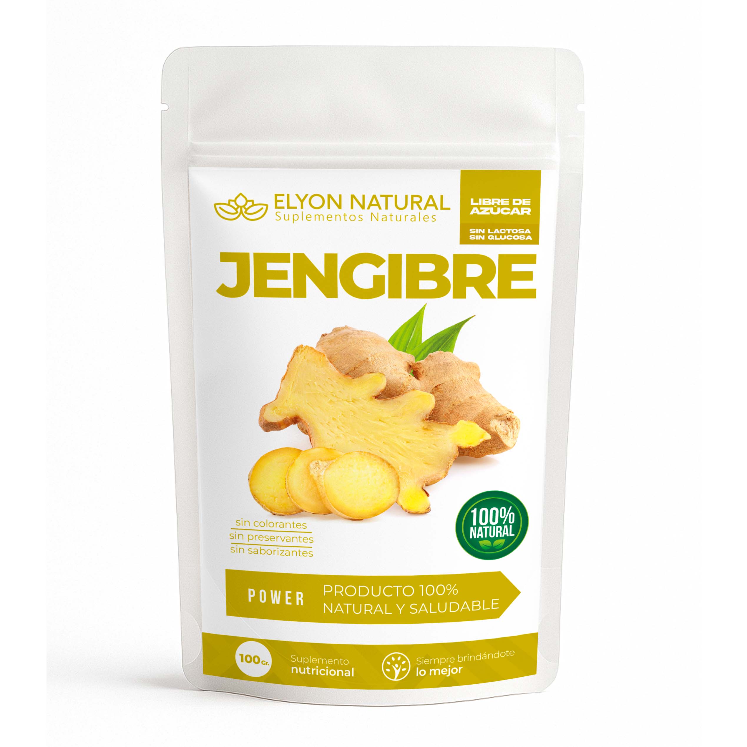 Sobre de Jengibre en Polvo x100g – Antiinflamatorio y Digestivo Natural Sobre de Jengibre en Polvo x100g – Antiinflamatorio y Digestivo Natural - Imagen 1