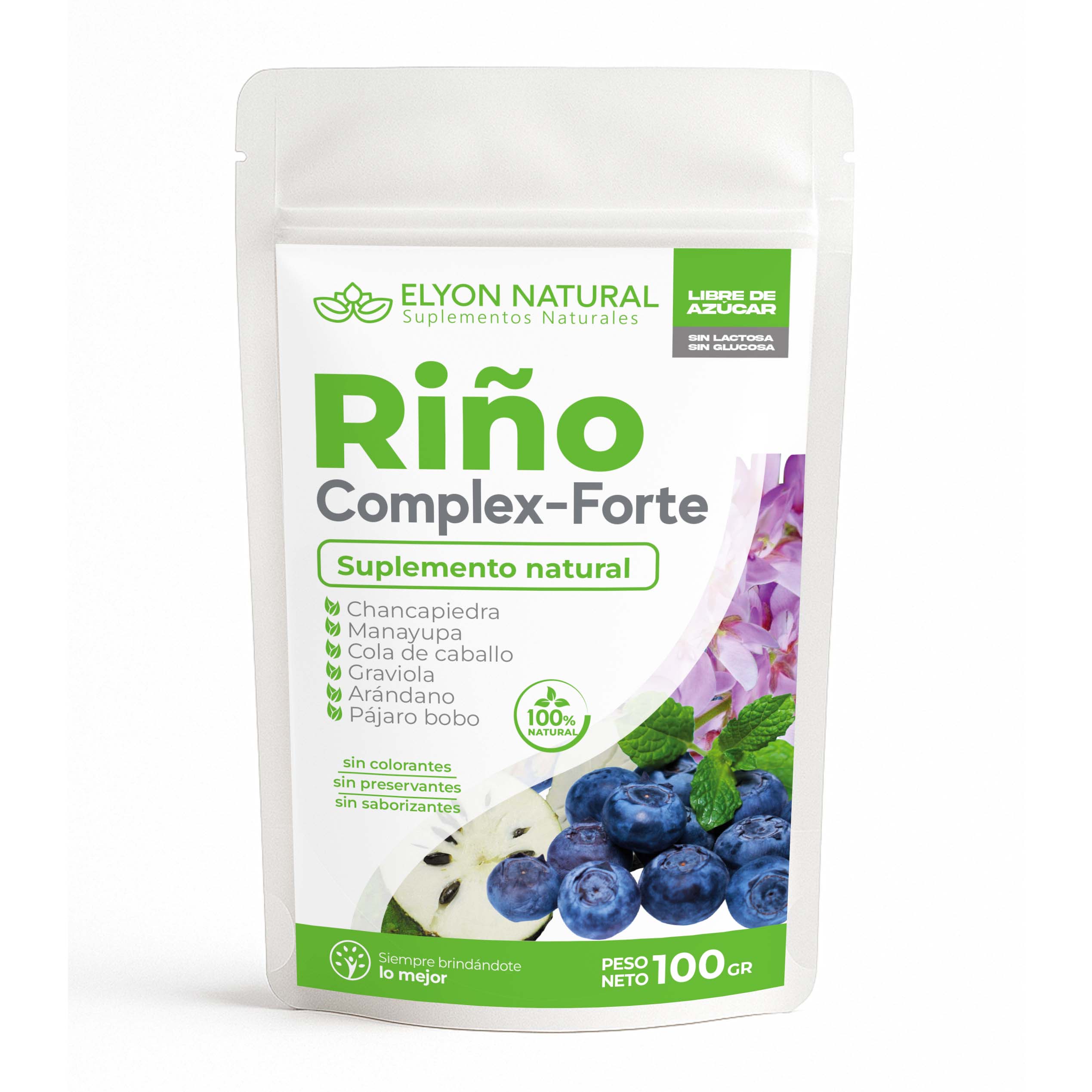 Sobre de Riño Complex Forte x100g – Suplemento Natural para Cuidado de Riñones y Bienestar Sobre de Riño Complex Forte x100g – Suplemento Natural para Cuidado de Riñones y Bienestar - Imagen 1
