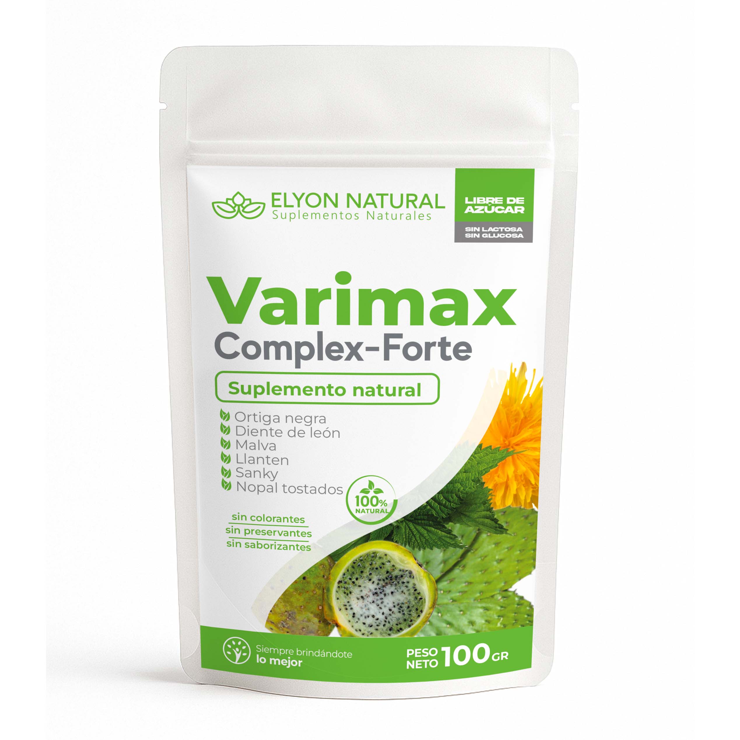 Sobre de Varimax Complex Forte x100g – Suplemento Natural para Energía y Vitalidad General Sobre de Varimax Complex Forte x100g – Suplemento Natural para Energía y Vitalidad General - Imagen 1