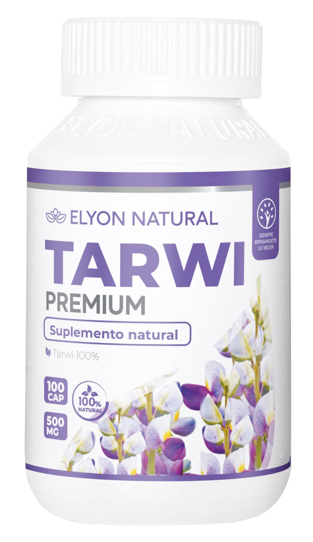 TARWI-CAP MOCKUP Tarwi Premium x 100 Cápsulas – Proteína Vegetal Andina para Energía, Fuerza y Rendimiento Natural | Elyon Natural Perú - Imagen 1
