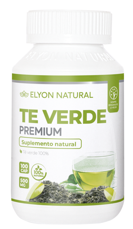 Té Verde Premium x 100 Cápsulas – Quema Grasa, Antioxidante Natural y Activador del Metabolismo | Elyon Natural Perú