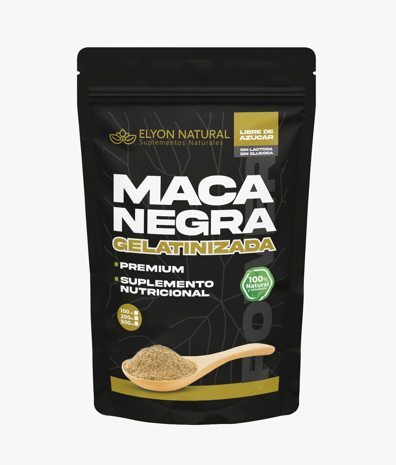 Gelatinizada Maca Negra Gelatinizada en sobre de 200g - Imagen 1