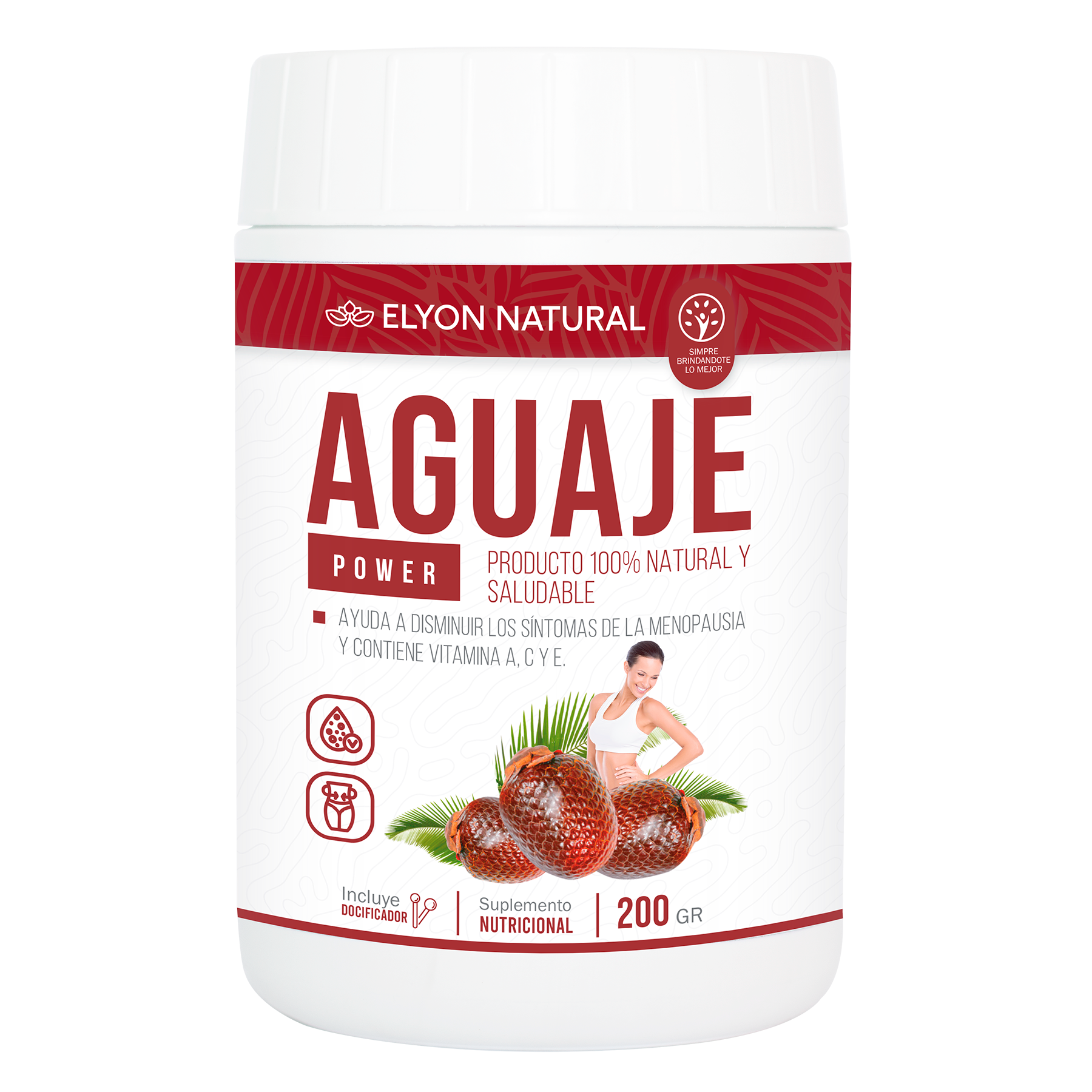 AGUAJE 200G Aguaje en Polvo (200g): Fitoestrógenos Naturales para Equilibrio Hormonal Femenino, Piel y Figura. - Imagen 1