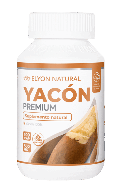 Yacón 100 Cápsulas 500mg – Elyon Natural | Control de Azúcar y Digestión Saludable