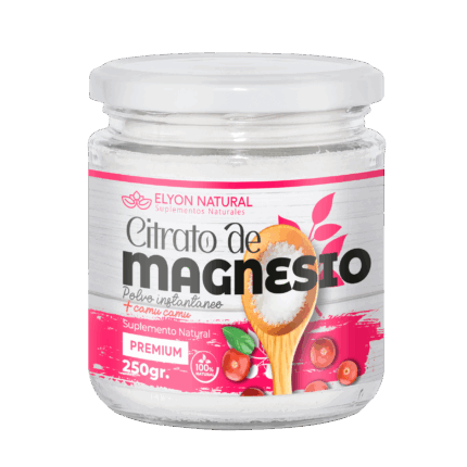 Citrato de Magnesio y Camu Camu Polvo 250g: Relajación, Sueño Profundo y Energía con Máxima Vitamina C.