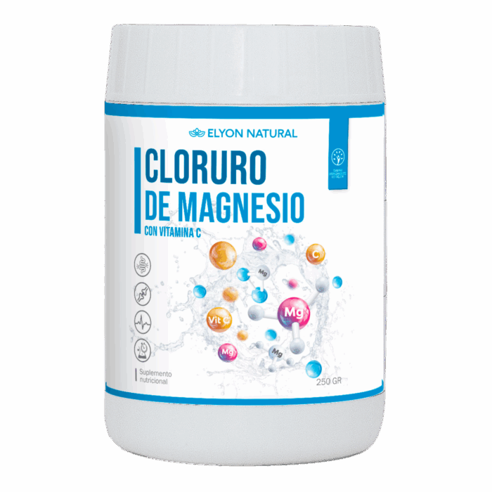 Cloruro de Magnesio y Vitamina C Polvo 250g: Vitalidad, Huesos Fuertes e Inmunidad. - Imagen 1