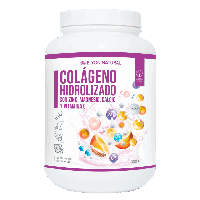 colágeno hidrolizado calcio zinc magnesio vitamina C Elyon Natural 1kg