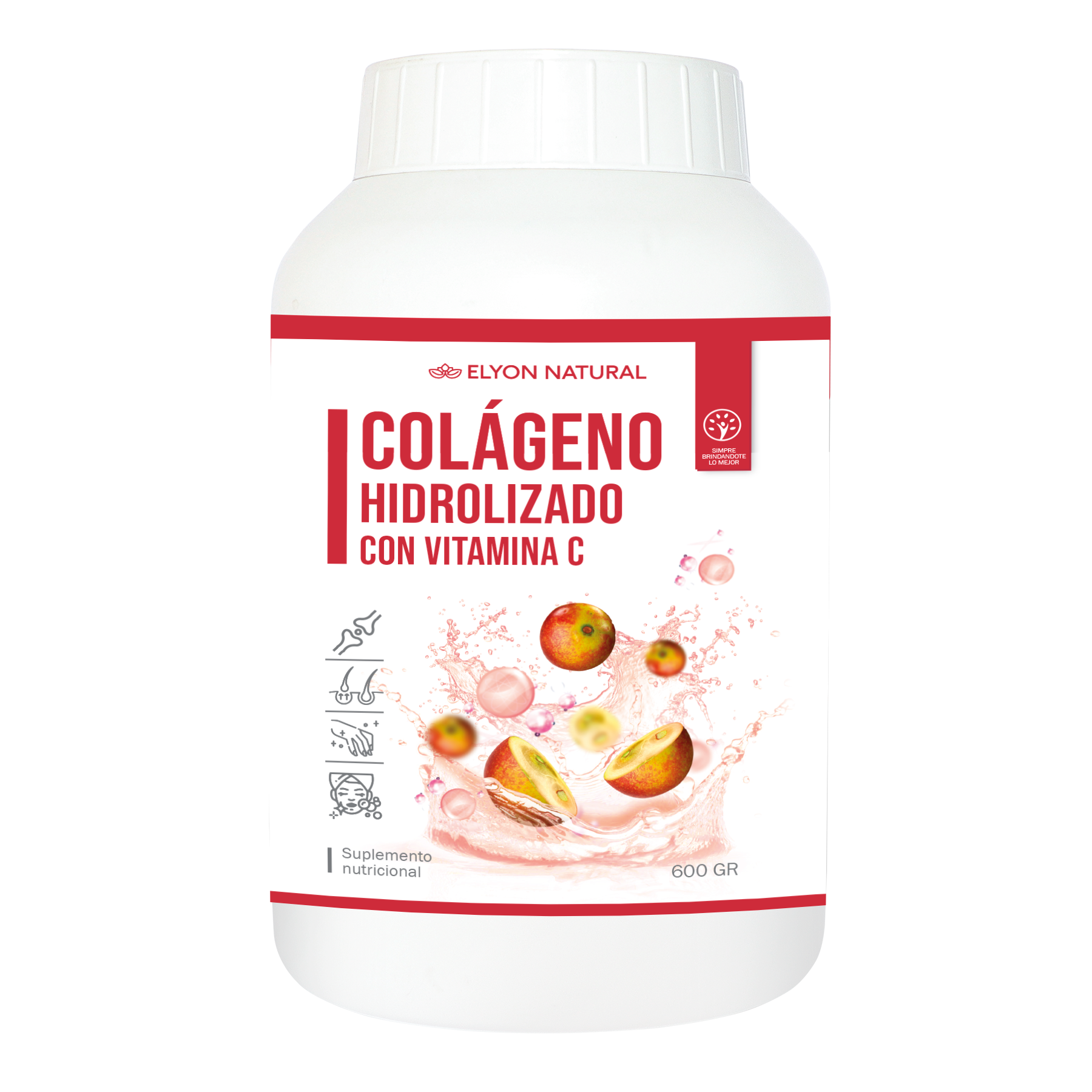colágeno hidrolizado camu camu Elyon Natural 600g colágeno hidrolizado camu camu Elyon Natural 600g