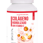 Frasco de Colágeno Hidrolizado con Vitamina C Elyon Natural de 100 cápsulas para piel, articulaciones y huesos.