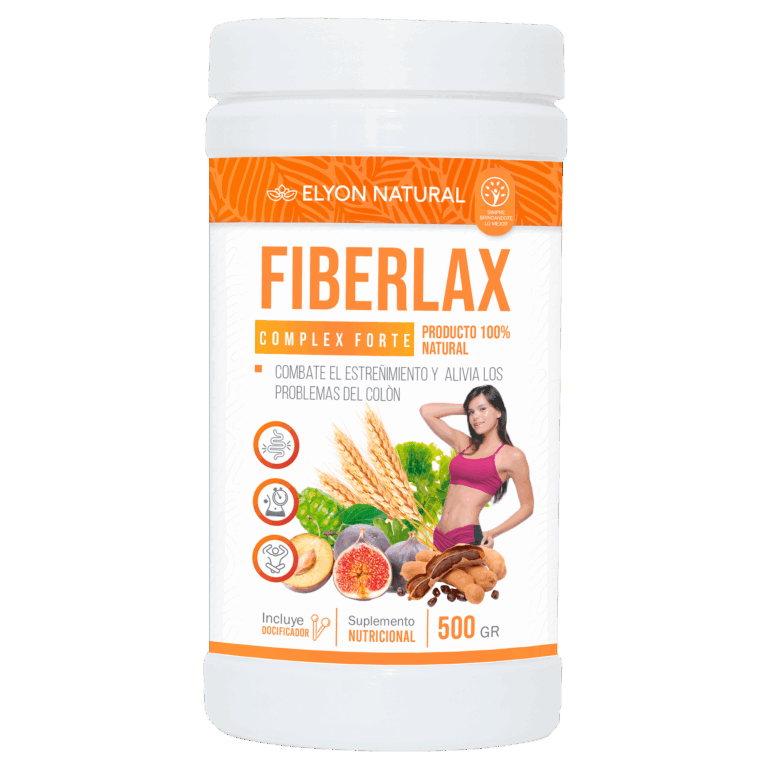 Fiberlax Complex Forte – Higo, Pitahaya, Tamarindo, Salvado de Trigo, Flor de Jamaica, Noni y Kelp – Frasco 500g | Elyon Natural