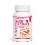 Menovital Fem Collagen | Alivio Natural Menopausia y Sofocos | 100 Cápsulas