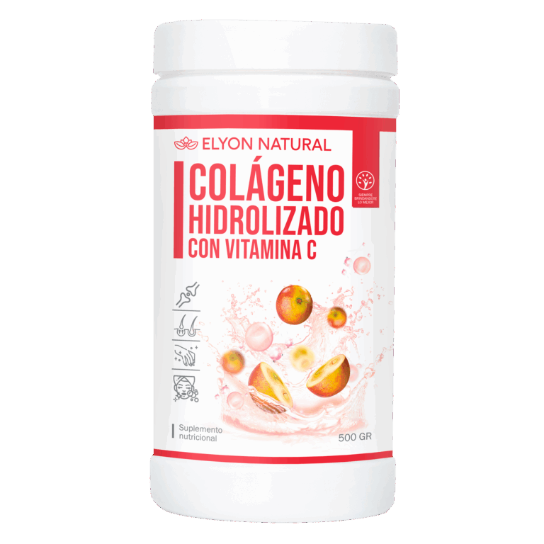 frasco colágeno hidrolizado camu camu 500g Elyon Natural