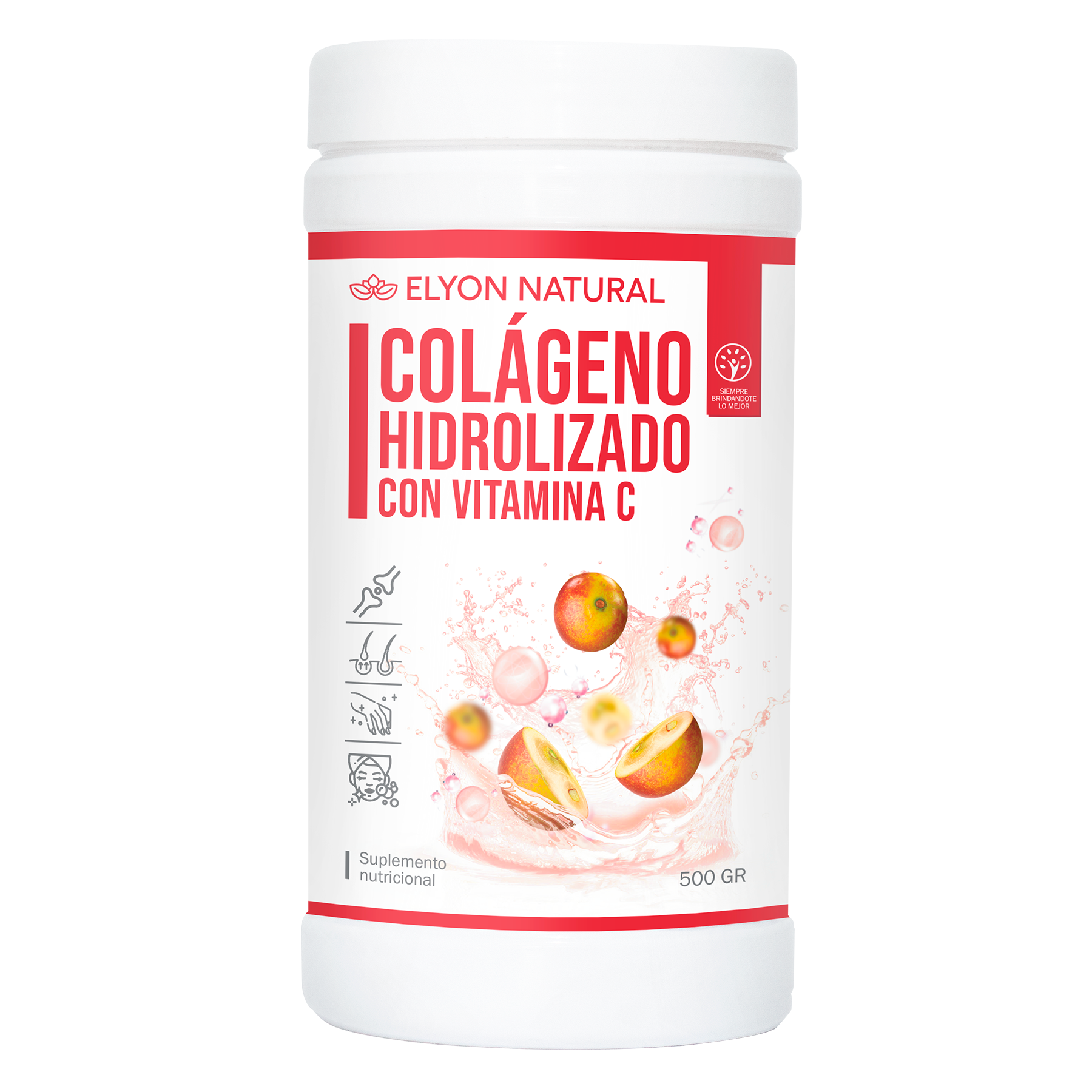 frasco colágeno hidrolizado camu camu 500g Elyon Natural frasco colágeno hidrolizado camu camu 500g Elyon Natural