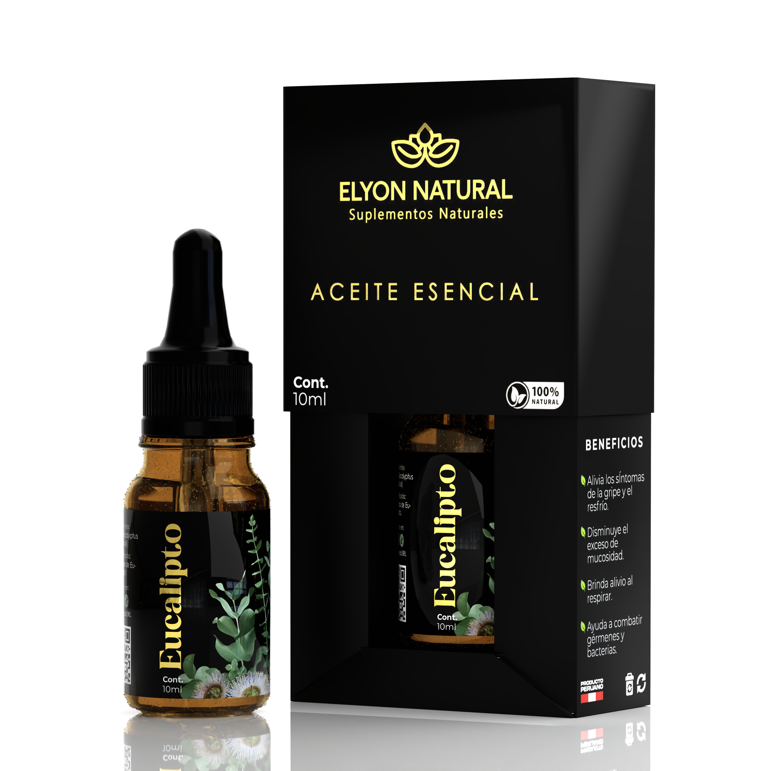 eucalipto Aceite Esencial de Eucalipto 10ML ELYON NATURAL - Imagen 1