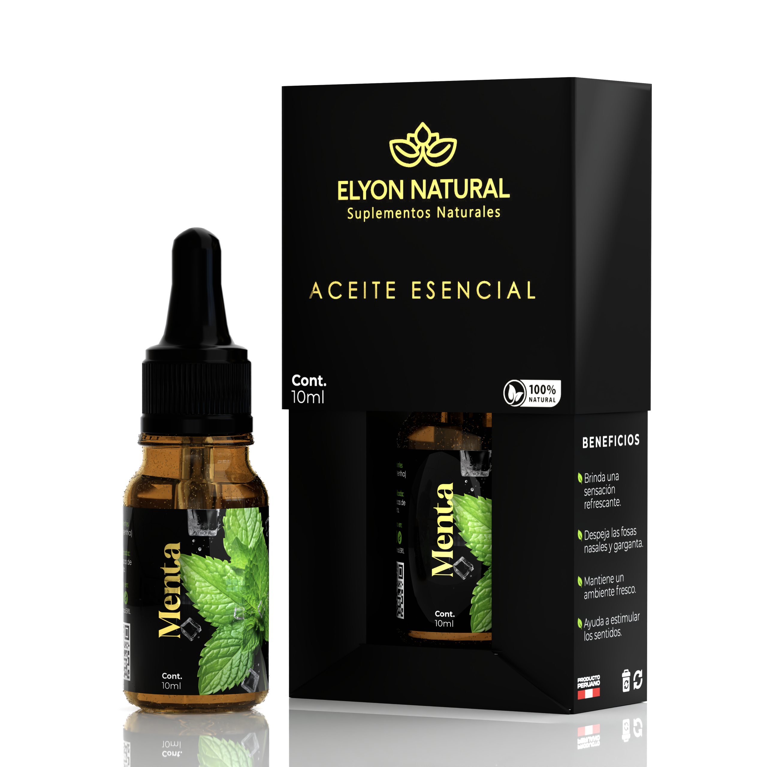 menta Aceite Esencial De Menta 10ml - Imagen 1