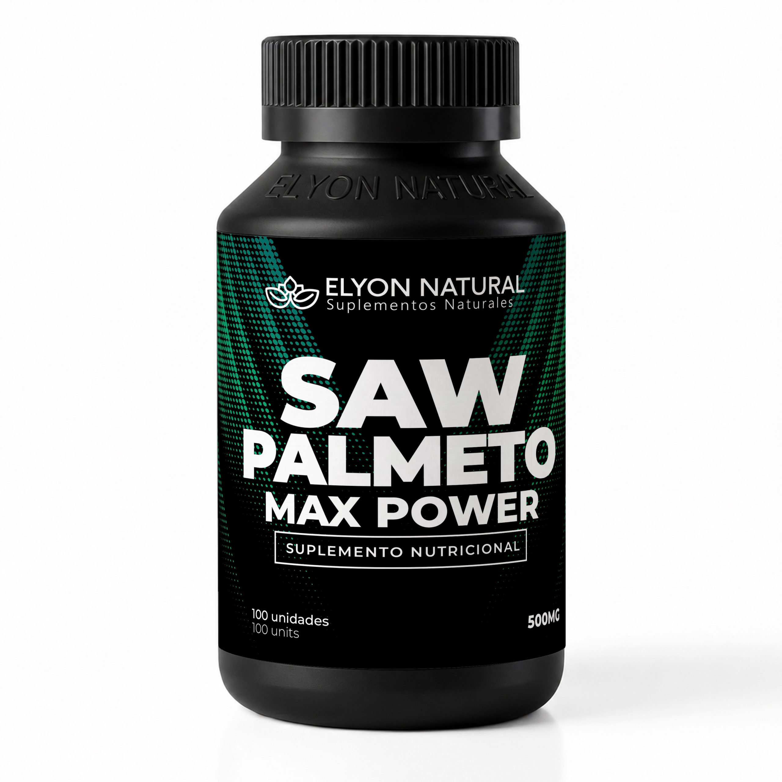 CAPSULA SAW PALMETO MAX POWER Saw Palmeto Max Power x 100 Cápsulas Elyon Natural Perú - Imagen 1