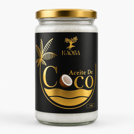 Aceite de Coco Virgen 1 kg | Prensado en Frío – Formato Ahorro Familiar