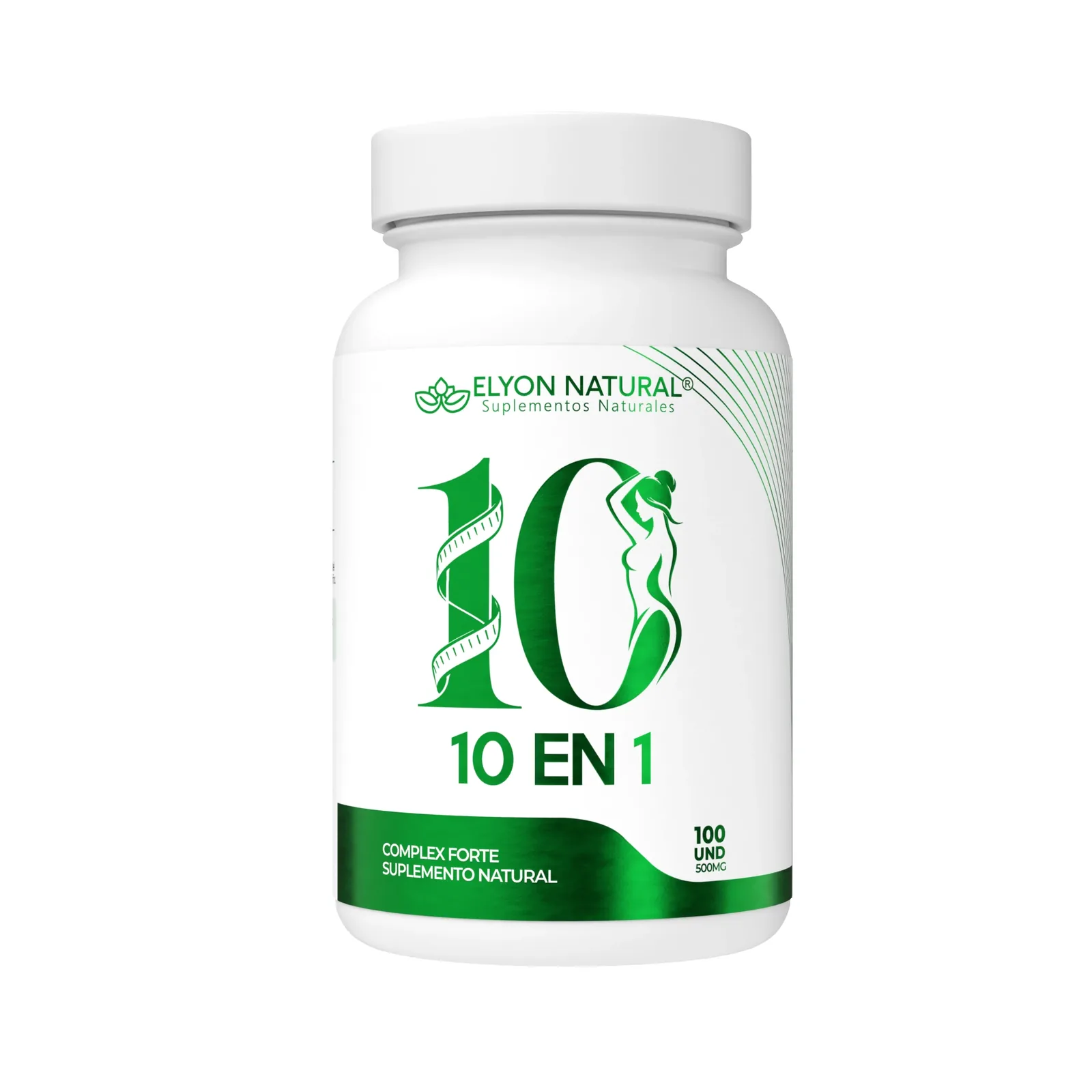 Cápsulas 10 en 1 para Control de Peso – Elyon Natural | 100 Cápsulas
