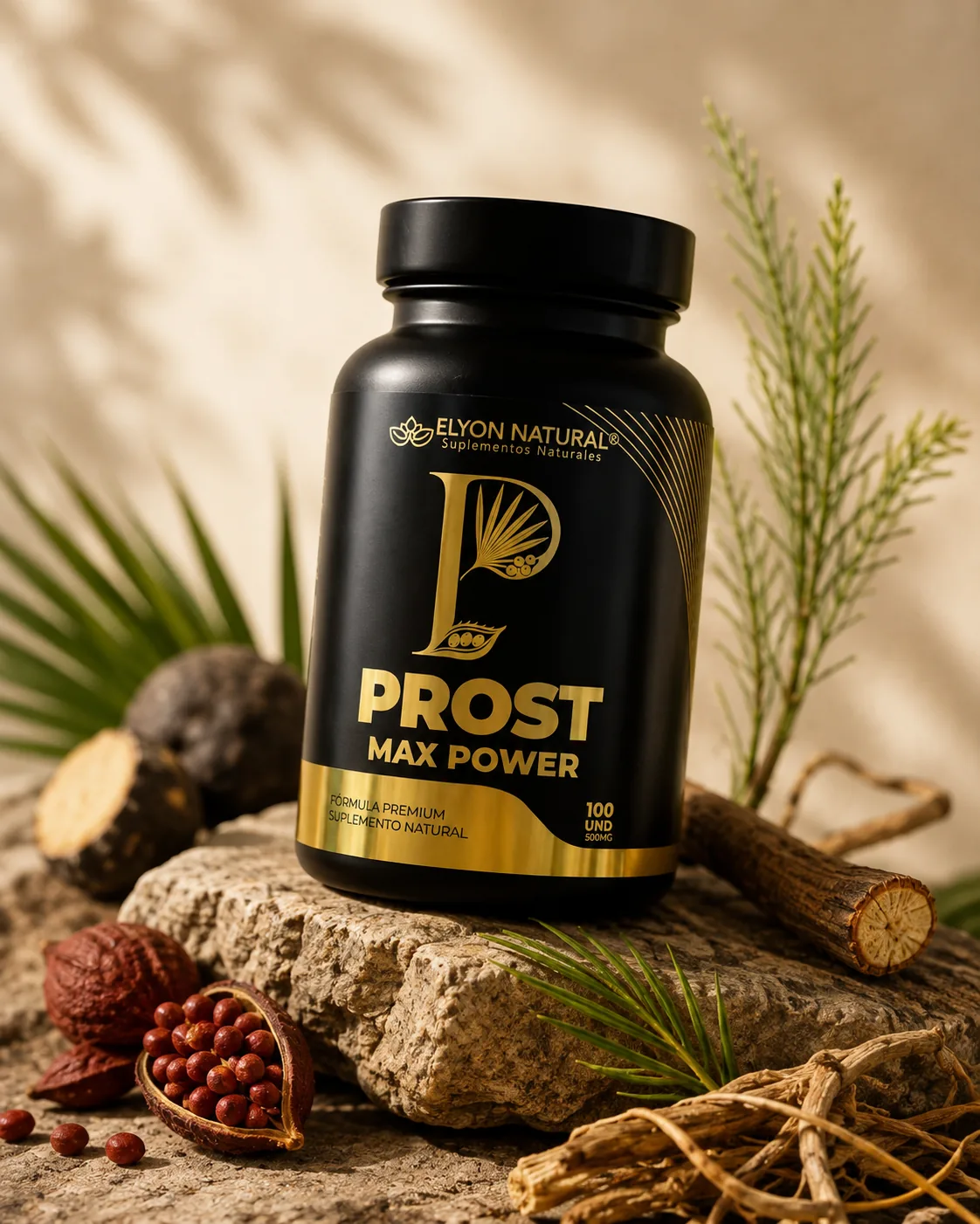 Prost Max Power x 100 Cápsulas – Salud Prostática, Vitalidad Masculina y Bienestar Urinario | Elyon Natural Perú, imagen 2