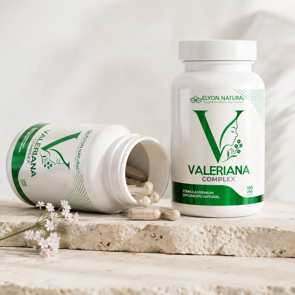 Valeriana Complex x 100 Cápsulas | Elyon Natural Perú, imagen 2