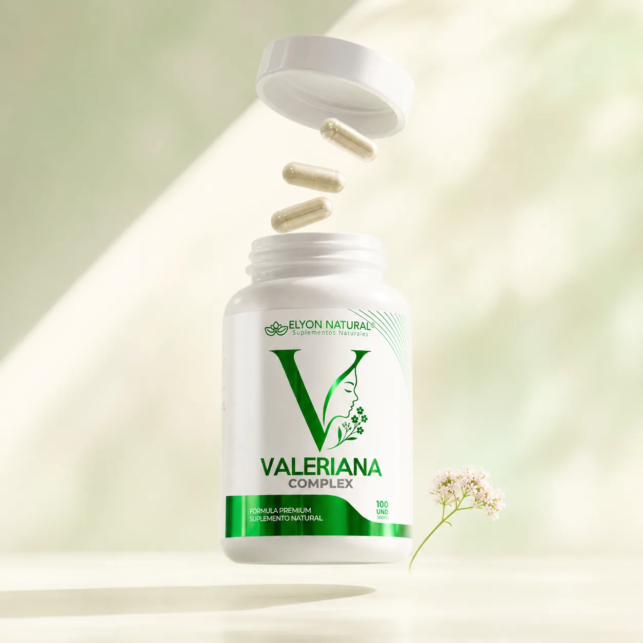 Valeriana Complex x 100 Cápsulas | Elyon Natural Perú, imagen 4