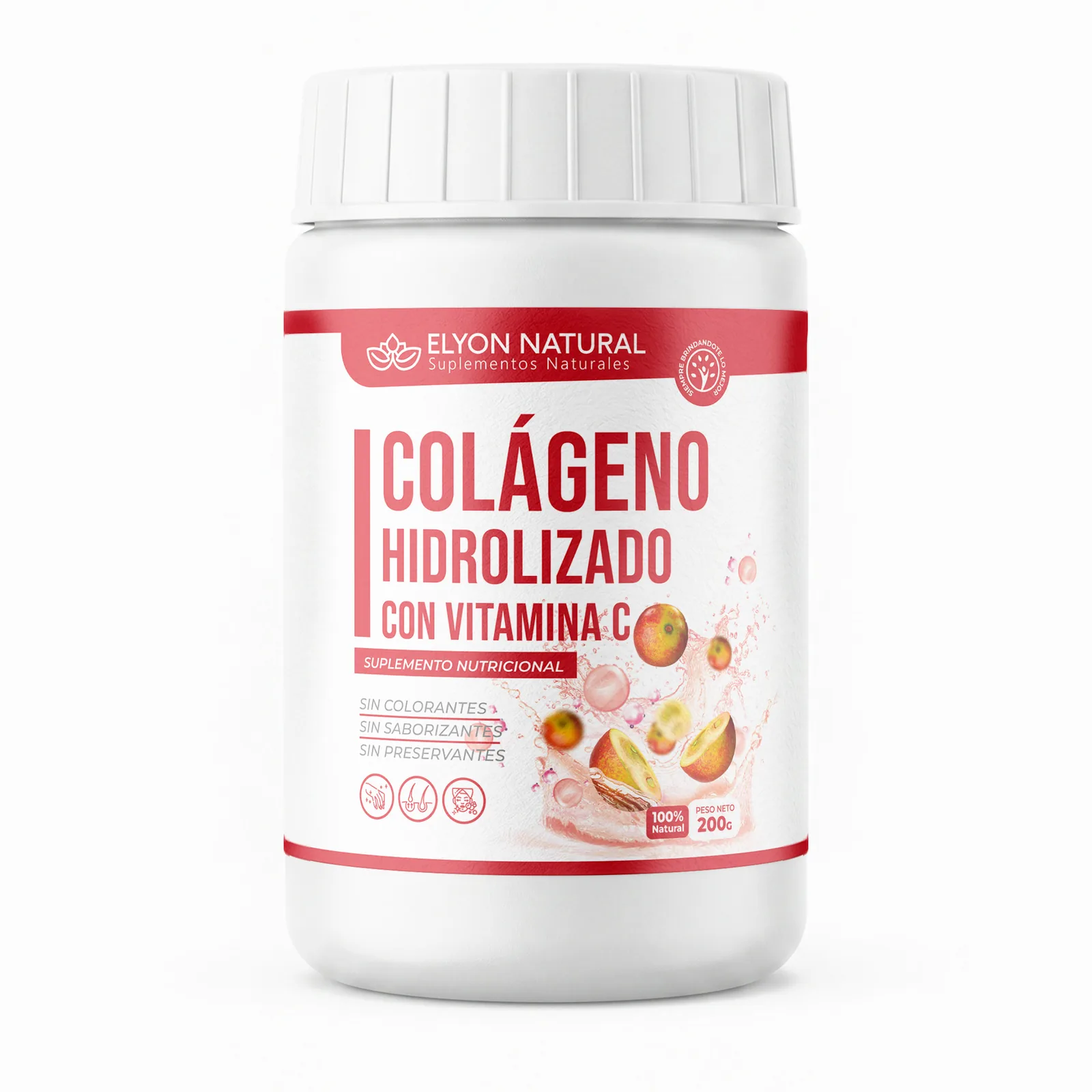 Colágeno Hidrolizado con Camu Camu 200g | Elyon Natural, imagen 1