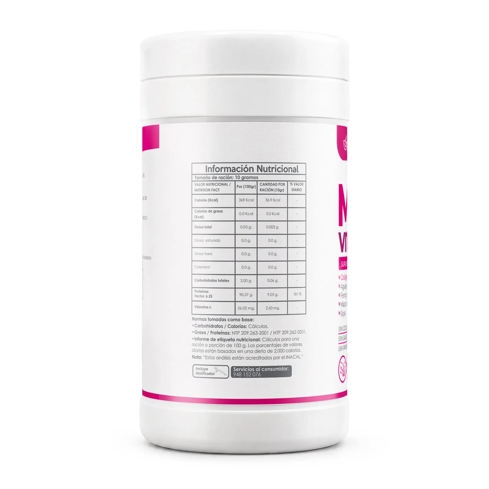 Meno Vital Collagen 500g | Colágeno con Aguaje, Maca Roja y Fenogreco, imagen 3