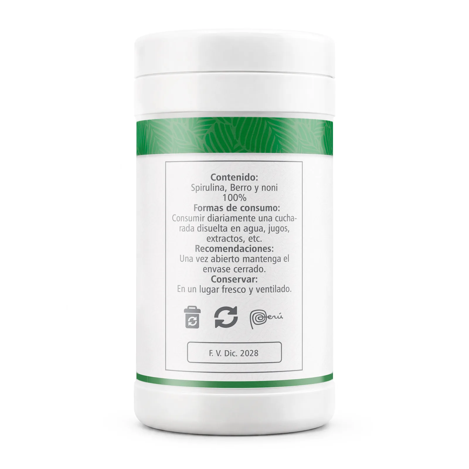 Spirulina Power 500g | Alga Spirulina con Berro y Noni Elyon Natural, imagen 3