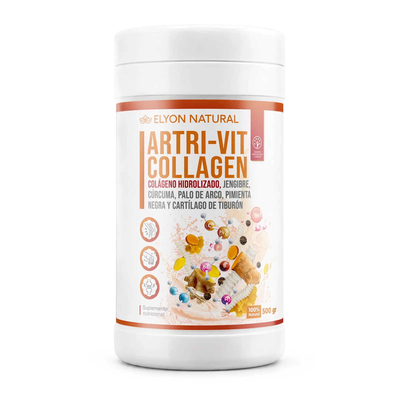 Artri-Vit Collagen 500g | Colágeno Hidrolizado y Cartílago de Tiburón, imagen 1