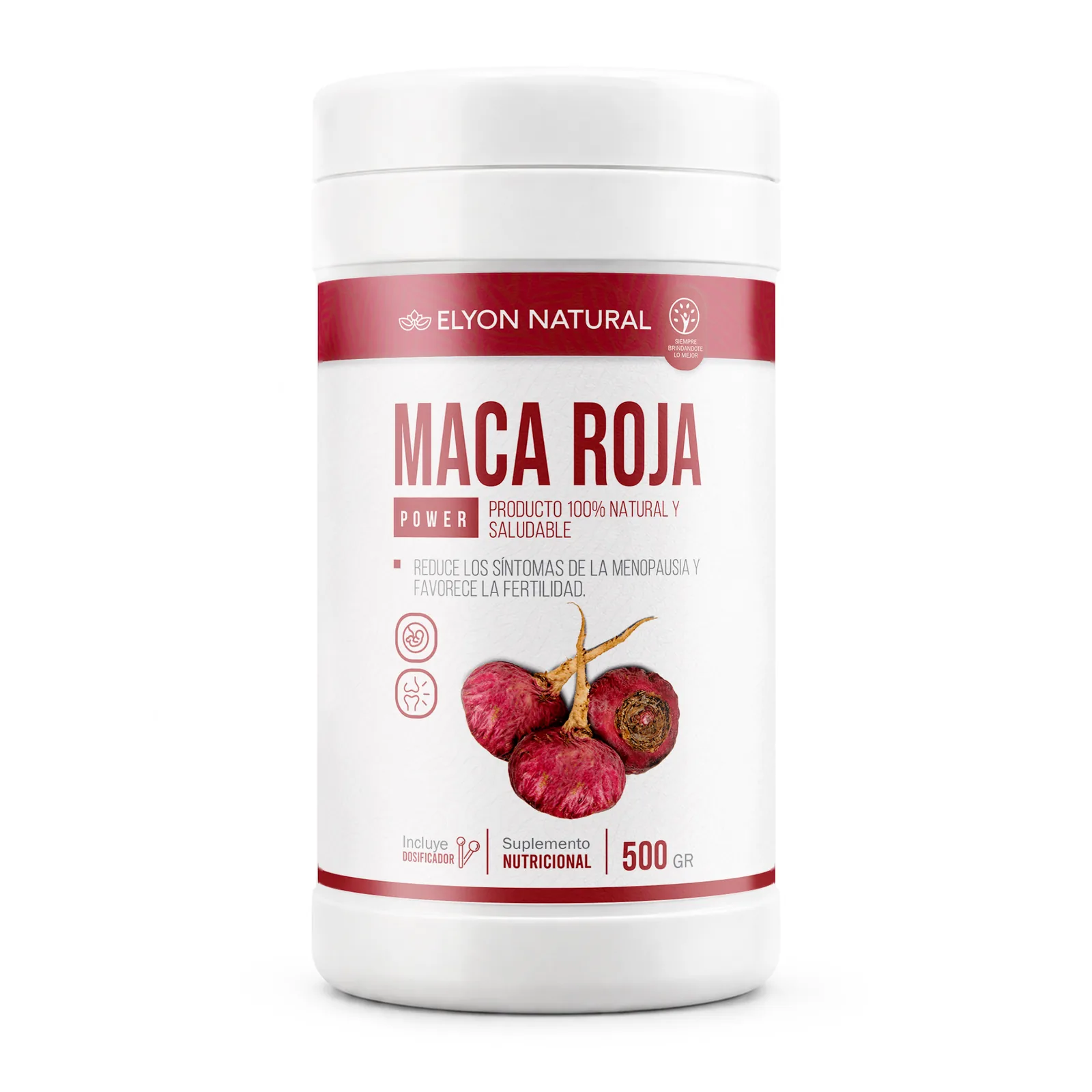 Maca Roja Power 500g | Equilibrio Hormonal y Menopausia | Elyon Natural, imagen 1